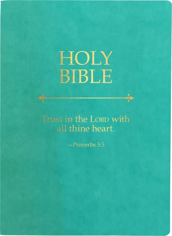 Cover image for KJV Holy Bible, Trust in the Lord Life Verse Edition, Large Print, Coastal Blue Ultrasoft, isbn: 9798887691978