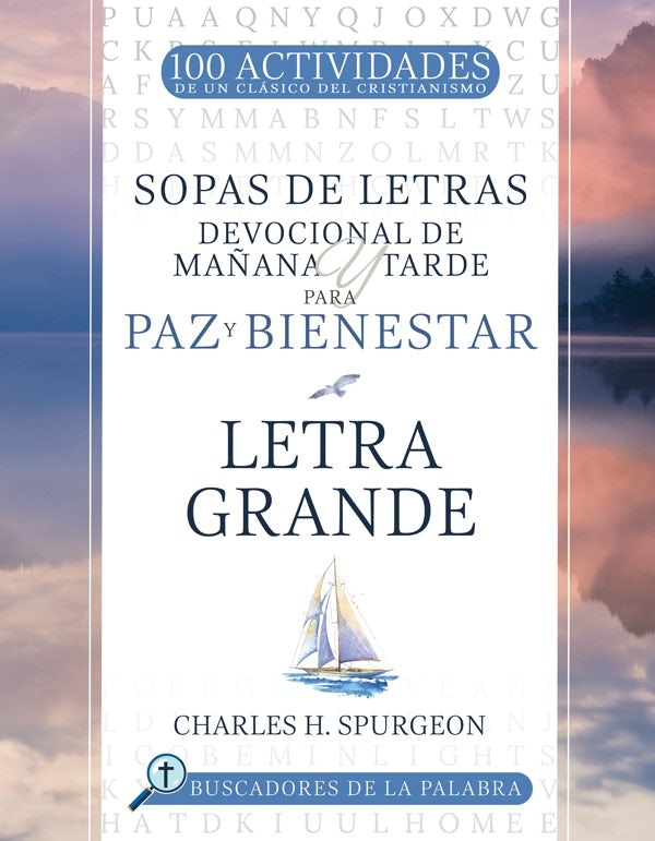 Cover image for Sopas de Letras Devocional de Mañana Y Tarde Para Paz Y Bienestar, isbn: 9798887694085