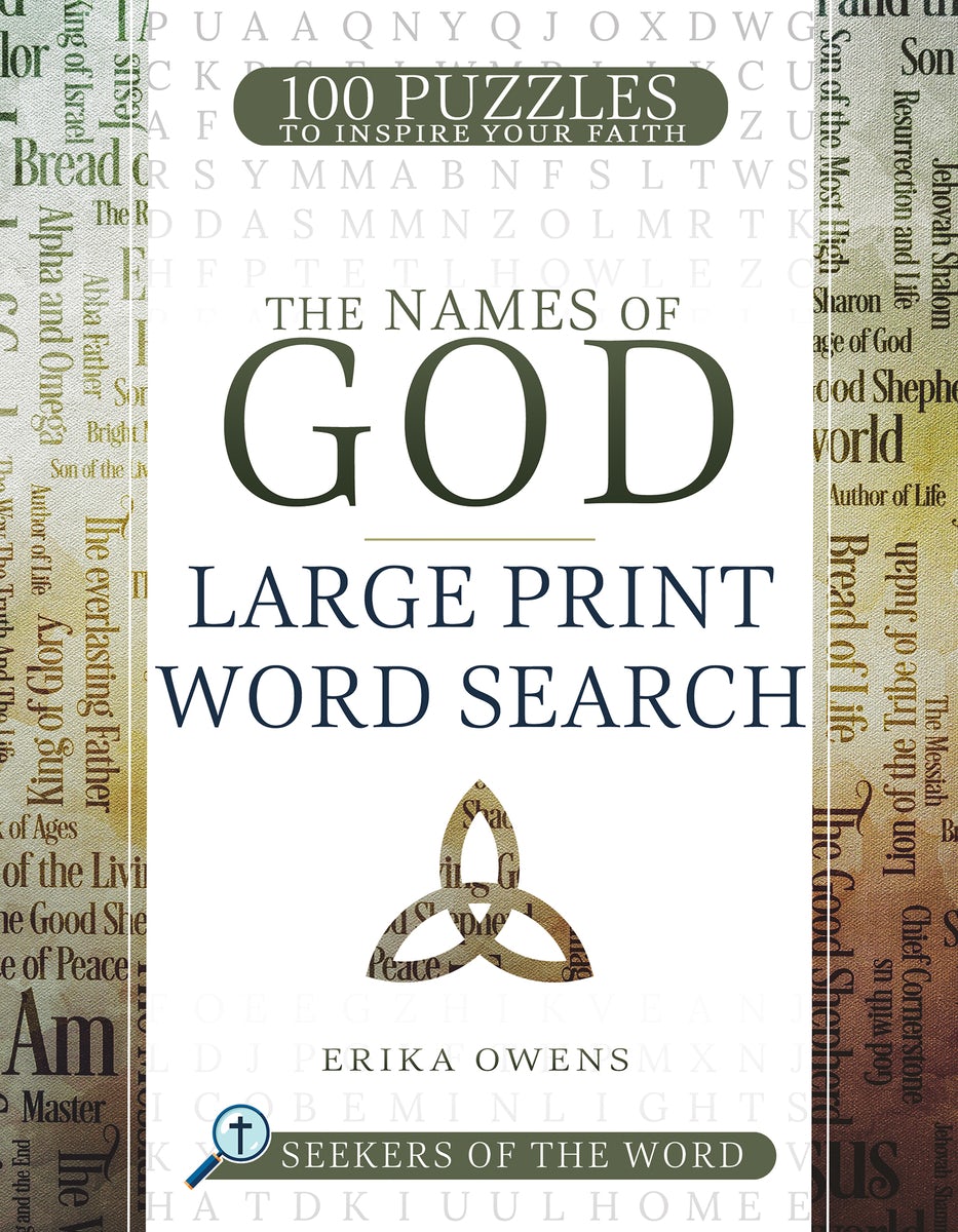 Cover image for The Names of God Large Print Word Search, isbn: 9798887696249