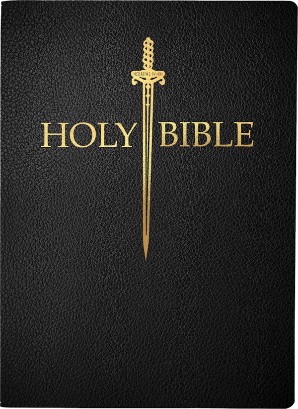 Cover image for KJV Sword Bible, Giant Print, Black Bonded Leather, Thumb Index, isbn: 9798887697796
