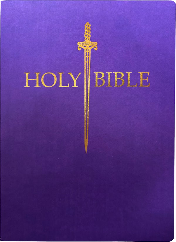 Cover image for Kjver Sword Bible, Giant Print, Purple Ultrasoft, isbn: 9798887698373