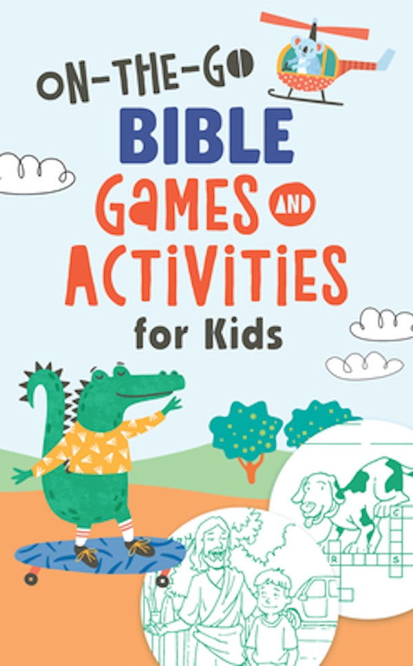 Cover image for On-The-Go Bible Games & Activities for Kids, isbn: 9798891510258