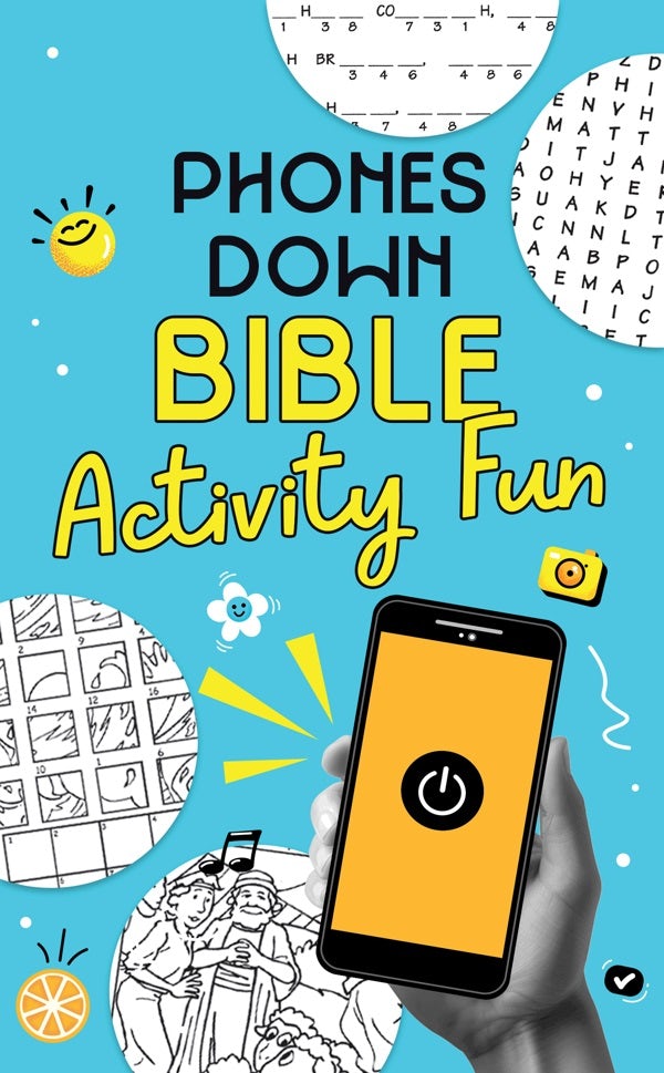 Cover image for Phones Down Bible Activity Fun, isbn: 9798891511446
