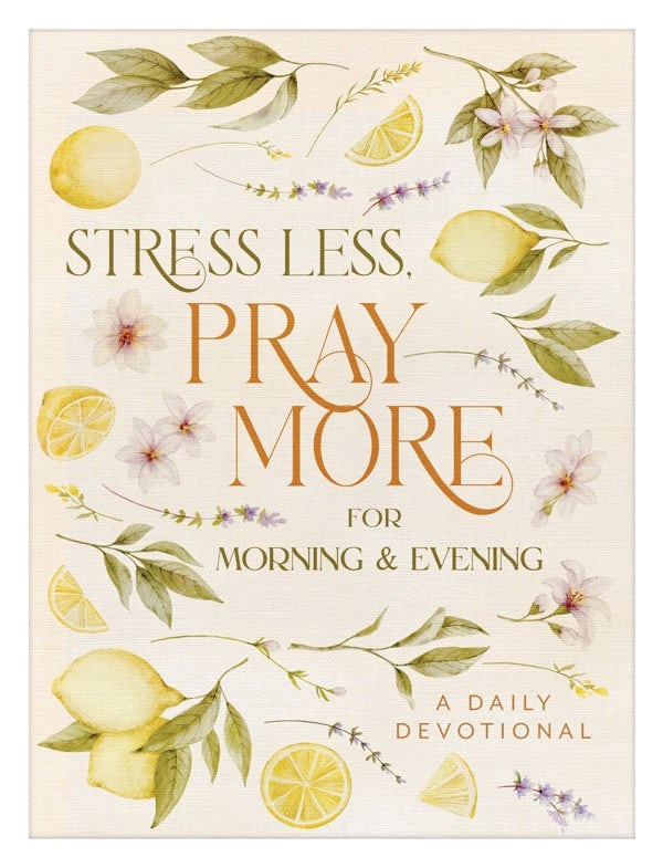 Cover image for Stress Less, Pray More for Morning and Evening, isbn: 9798891511521