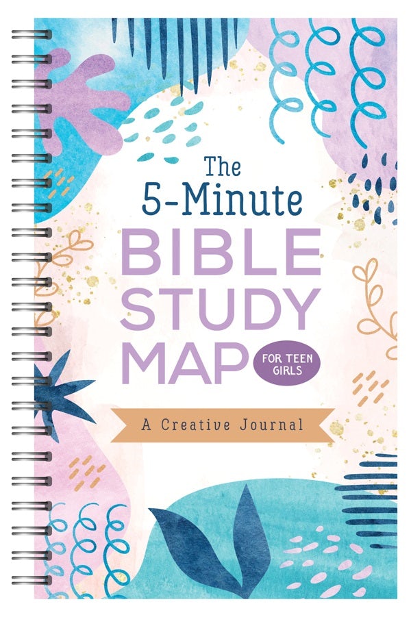 Cover image for The 5-Minute Bible Study Map for Teen Girls, isbn: 9798891511866