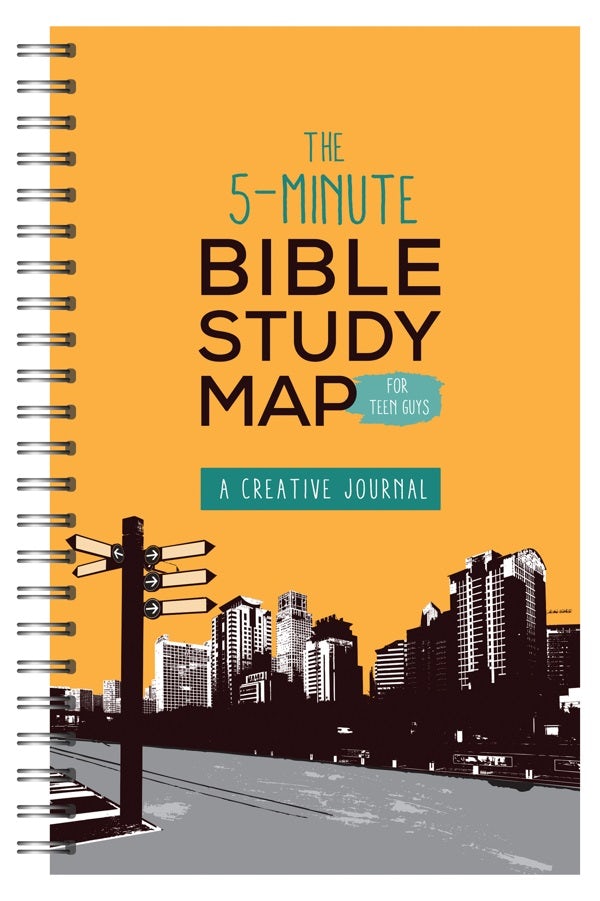 Cover image for The 5-Minute Bible Study Map for Teen Guys, isbn: 9798891511873