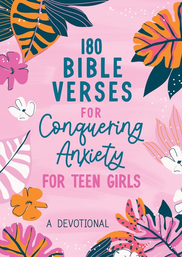 Cover image for 180 Bible Verses for Conquering Anxiety for Teen Girls, isbn: 9798891512566