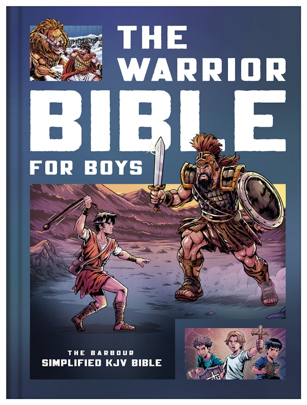 Cover image for The Warrior Bible for Boys--The Barbour Simplified KJV Bible, isbn: 9798891513495