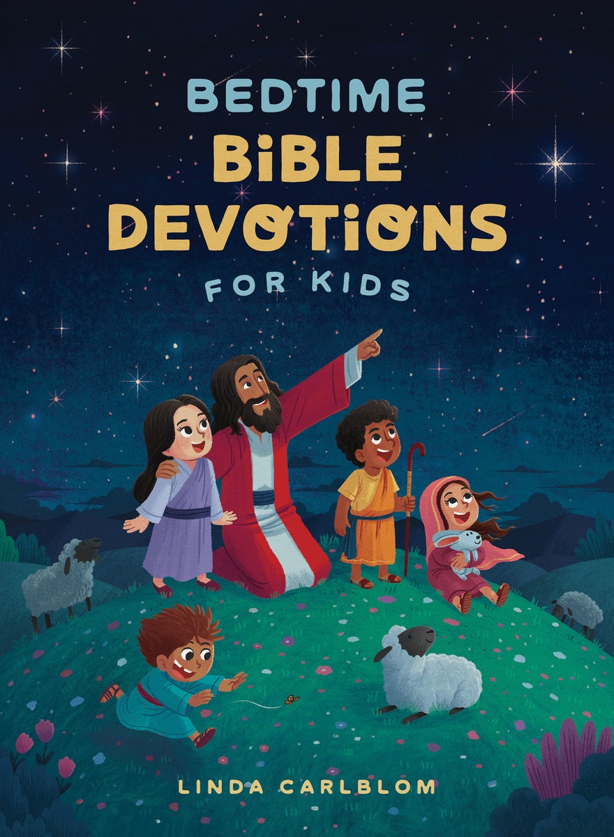 Cover image for Bedtime Bible Devotions for Kids, isbn: 9798891513815