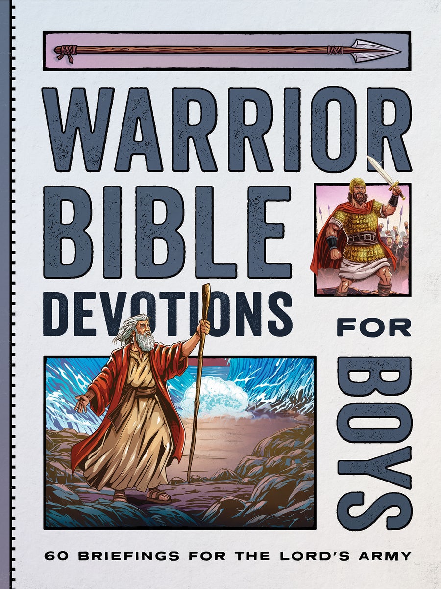 Cover image for Warrior Bible Devotions for Boys, isbn: 9798891513822