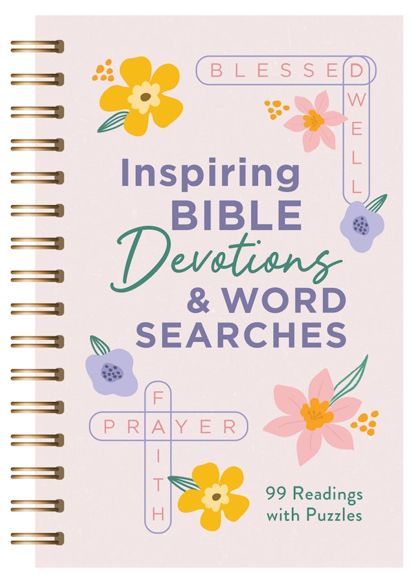 Cover image for Inspiring Bible Devotions & Word Searches, isbn: 9798891514096