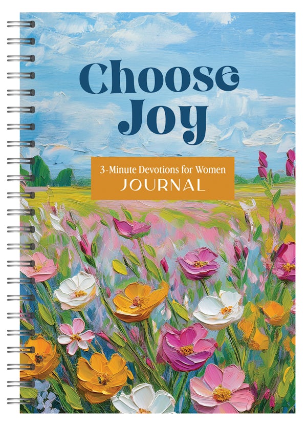 Cover image for Choose Joy: 3-Minute Devotions for Women Journal, isbn: 9798891514157