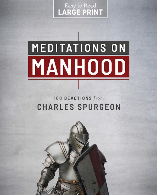 Cover image for Meditations on Manhood Large Print, isbn: 9798891514461