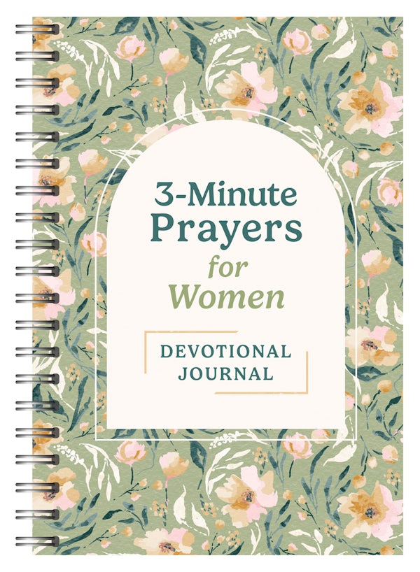 Cover image for 3-Minute Prayers for Women Devotional Journal, isbn: 9798891514492