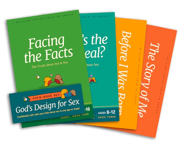 Cover image for God's Design for Sex 4-Pack: The Story of Me / Before I Was Born / What's the Big Deal? / Facing the Facts, isbn: 9798898021627