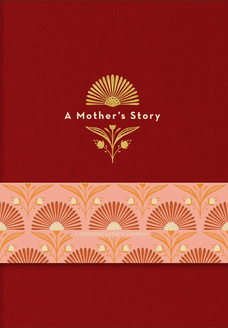 Cover of "A Mother's Story: A Keepsake Legacy Journal."