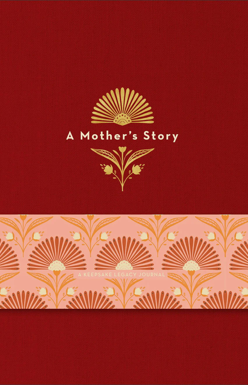 Cover of "A Mother's Story: A Keepsake Legacy Journal."