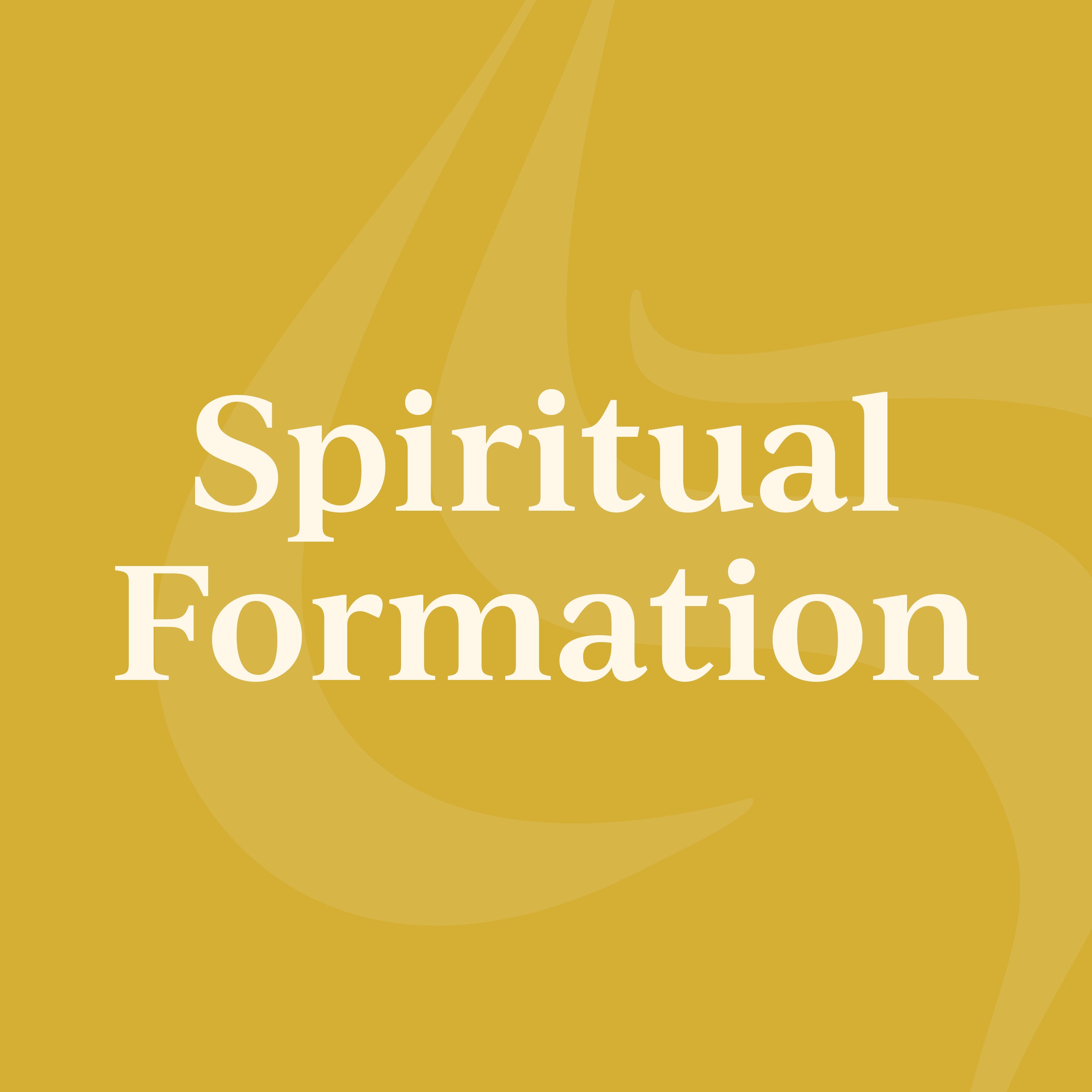 Spiritual Formation