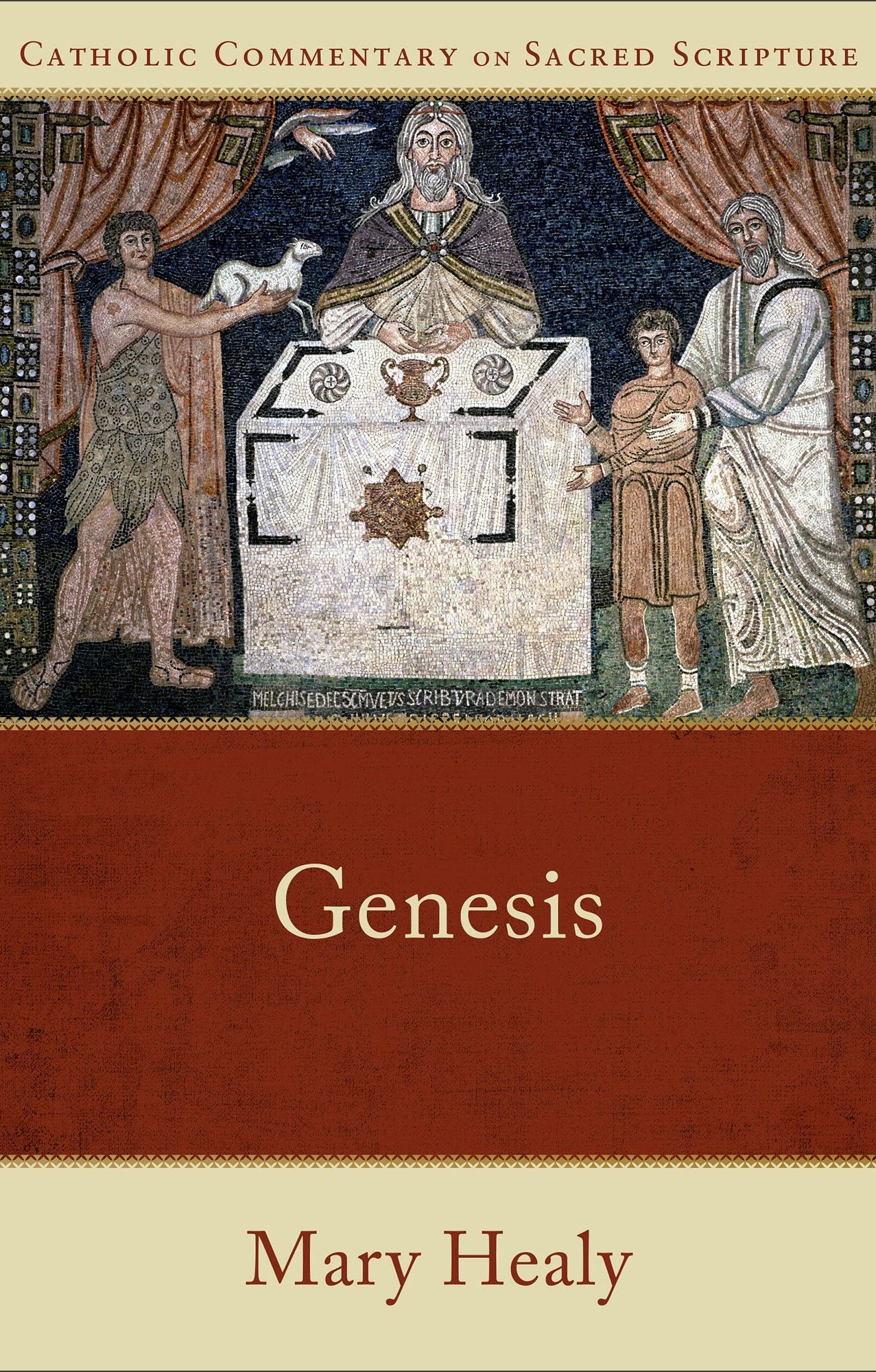 The cover of the commentary on Genesis by Mary Healy, from the Catholic Commentary on Sacred Scripture series.