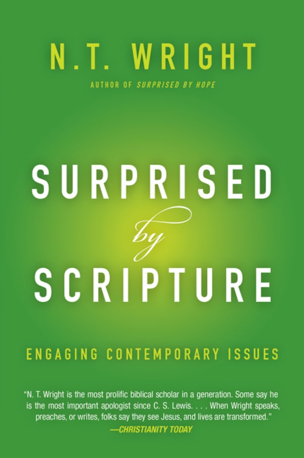 Cover image for Surprised by Scripture, isbn: 9780062230546