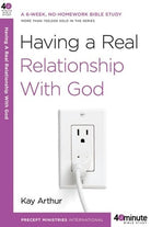 Cover image for Having a Real Relationship with God, isbn: 9780307457608