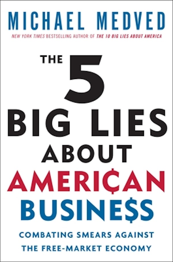 Cover image for The 5 Big Lies About American Business, isbn: 9780307587473
