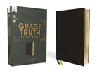 Cover image for Nasb, the Grace and Truth Study Bible (Trustworthy and Practical Insights), Bonded Leather, Black, Red Letter, 1995 Text, Comfort Print, isbn: 9780310088493