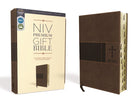 Cover image for Niv, Premium Gift Bible, Leathersoft, Brown, Red Letter Edition, Indexed, Comfort Print, isbn: 9780310094487