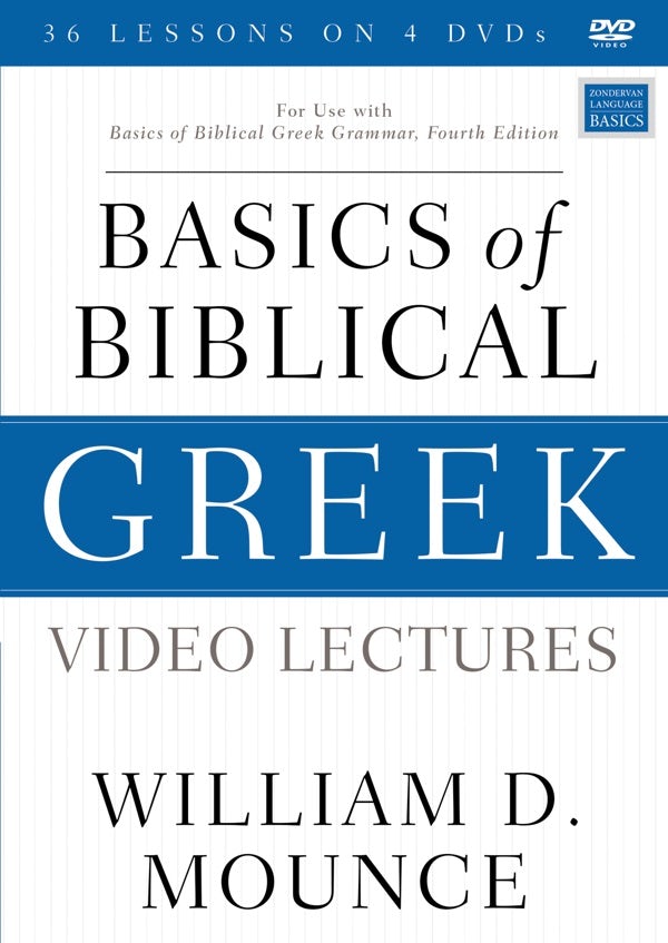 Cover image for Basics of Biblical Greek Video Lectures, isbn: 9780310097884