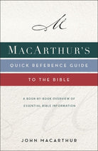 Cover image for Macarthur's Quick Reference Guide to the Bible, isbn: 9780310132646