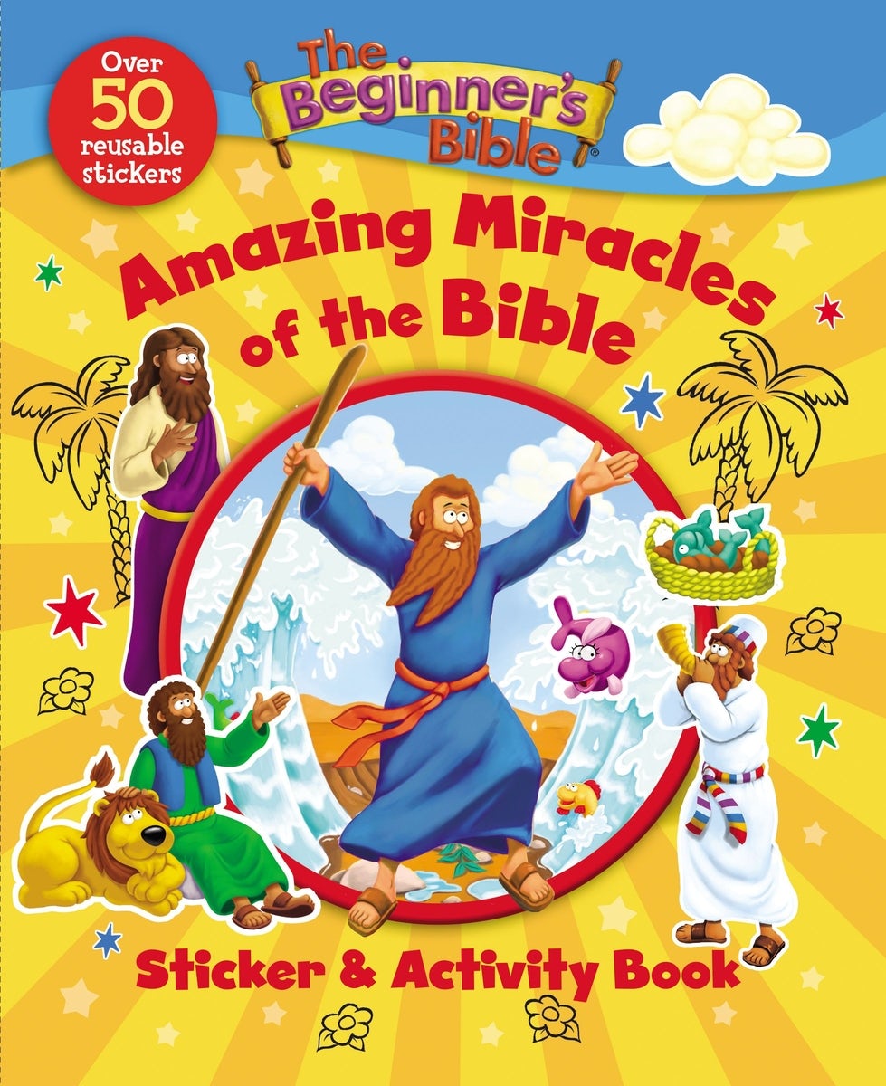 Cover image for The Beginner's Bible Amazing Miracles of the Bible Sticker and Activity Book, isbn: 9780310141587