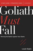 Cover image for Goliath Must Fall Bible Study Guide Plus Streaming Video, isbn: 9780310146506