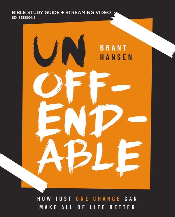 Cover image for Unoffendable Bible Study Guide Plus Streaming Video, isbn: 9780310153153