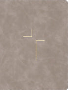 Cover image for The Jesus Bible, ESV Edition, Leathersoft, Stone, isbn: 9780310154488