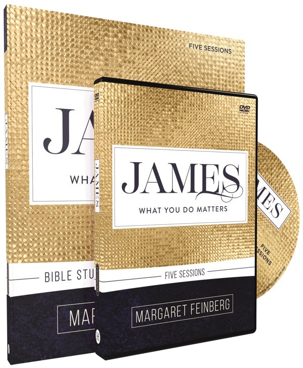 Cover image for James Study Guide with DVD, isbn: 9780310167105