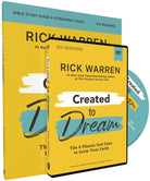 Cover image for Created to Dream Study Guide with DVD, isbn: 9780310168102