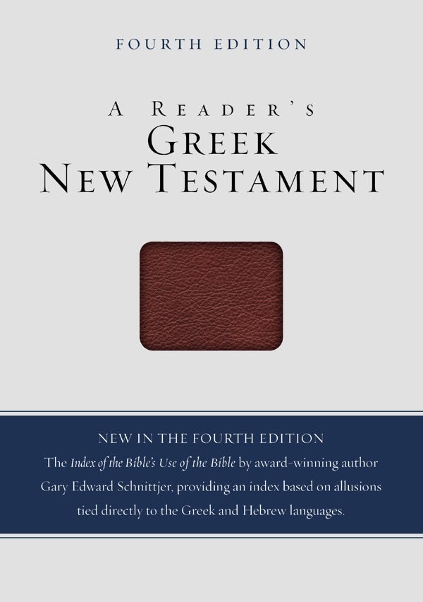 Cover image for A Reader's Greek New Testament, isbn: 9780310180449