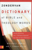 Cover image for Zondervan Dictionary of Bible and Theology Words, isbn: 9780310240341