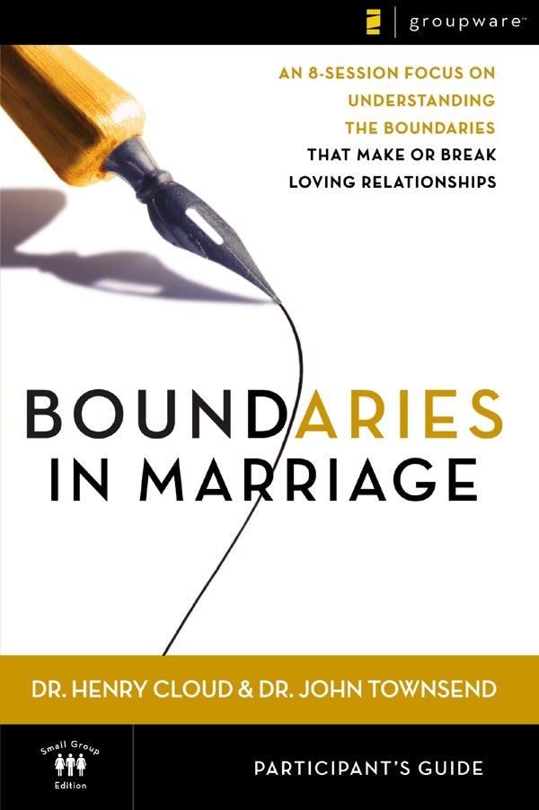 Cover image for Boundaries in Marriage Participant's Guide, isbn: 9780310246152