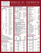 Cover image for Biblical Hebrew Laminated Sheet, isbn: 9780310262954