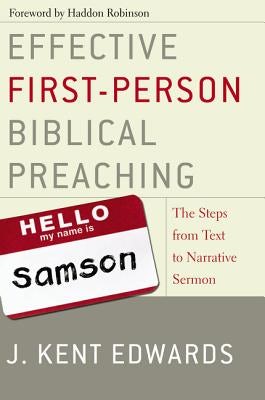Cover image for Effective First-Person Biblical Preaching, isbn: 9780310263098