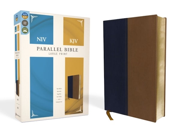 Cover image for Side-By-Side Bible-PR-NIV/KJV-Large Print, isbn: 9780310439349