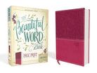Cover image for NIV, Beautiful Word Bible, Large Print, Imitation Leather, Pink, isbn: 9780310446071