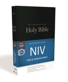 Cover image for NIV, Pew and Worship Bible, Hardcover, Black, isbn: 9780310446262
