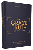 Cover image for Niv, the Grace and Truth Study Bible (Trustworthy and Practical Insights), Hardcover, Red Letter, Comfort Print, isbn: 9780310447122