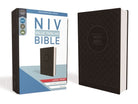 Cover image for NIV, Value Thinline Bible, Large Print, Imitation Leather, Gray/Black, isbn: 9780310448518