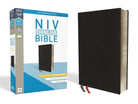 Cover image for NIV, Thinline Bible, Giant Print, Bonded Leather, Black, Indexed, Red Letter Edition, isbn: 9780310448600