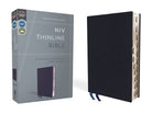 Cover image for NIV, Thinline Bible, Bonded Leather, Navy, Indexed, Red Letter Edition, isbn: 9780310448839