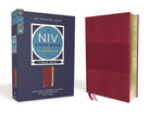 Cover image for NIV Study Bible, Fully Revised Edition, Large Print, Leathersoft, Burgundy, Red Letter, Comfort Print, isbn: 9780310449201