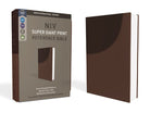 Cover image for NIV, Super Giant Print Reference Bible, Imitation Leather, Brown, Red Letter Edition, isbn: 9780310449379